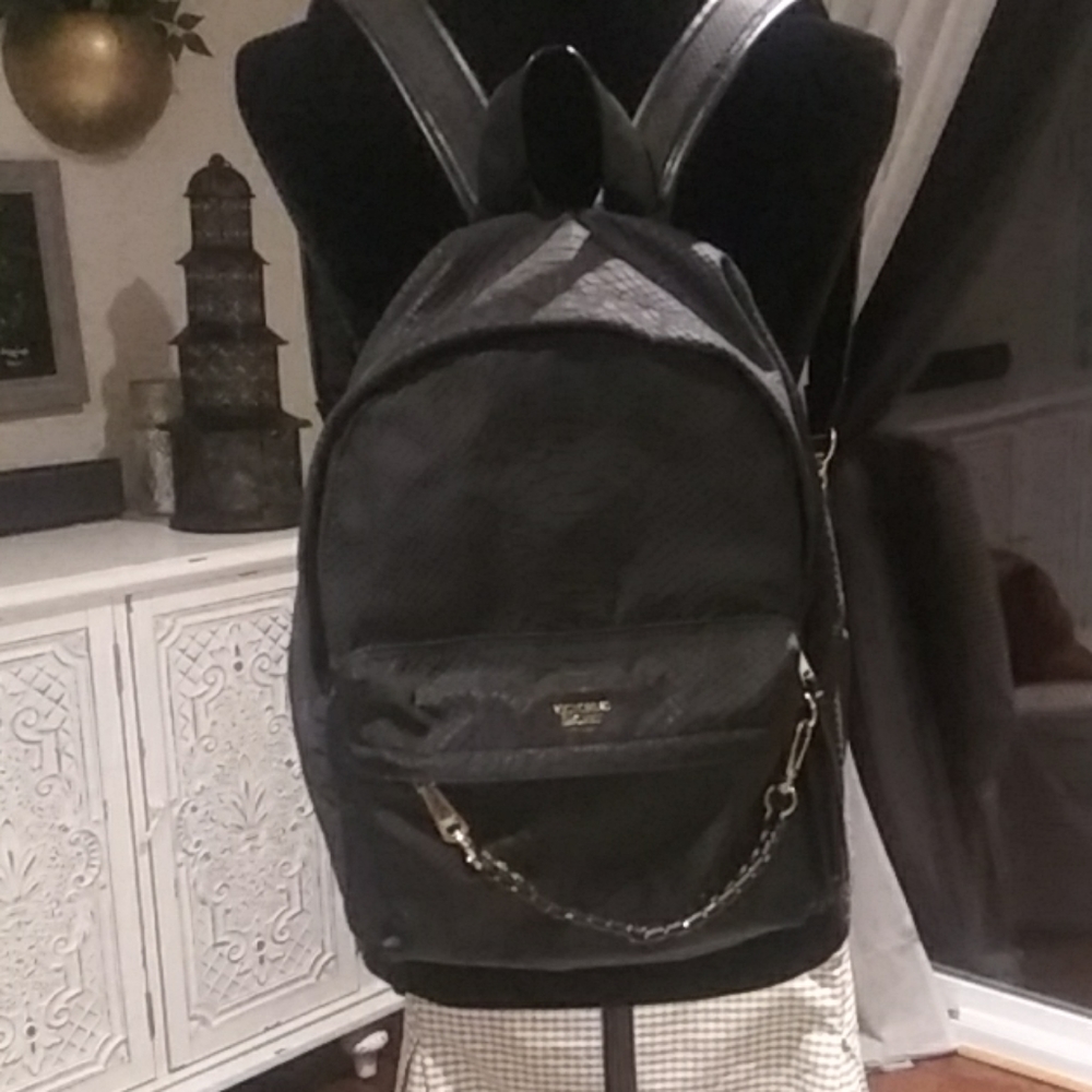 Back pack black by victoria's secret